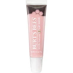 Lip Balm, Burt's Bees Moisturizing Lip Shine, 100% Natural Makeup, Whisper