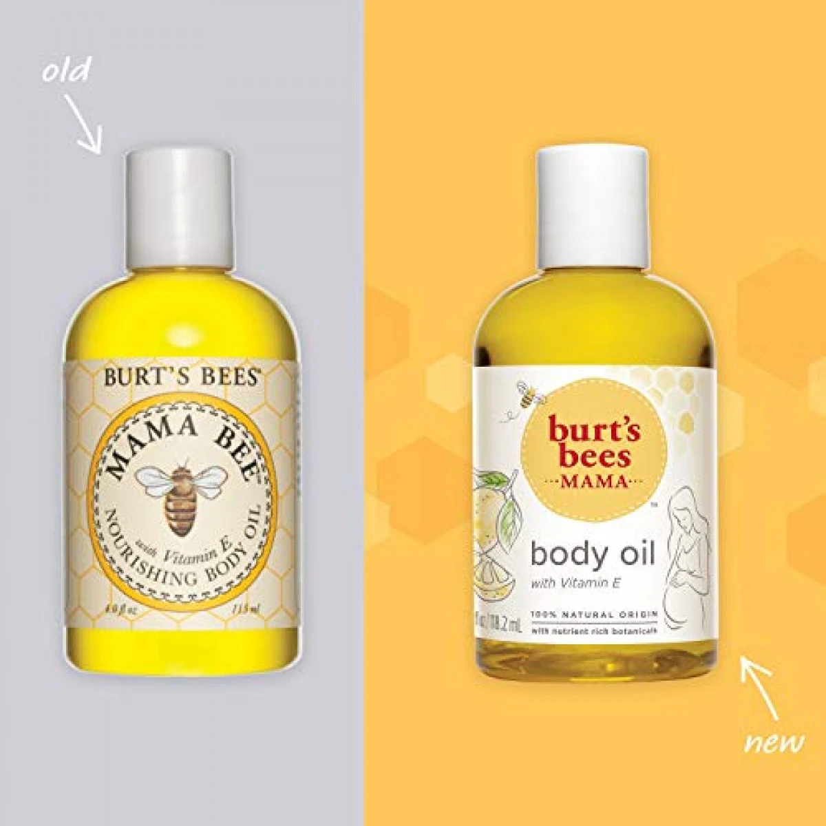 Burt's Bees Mama Bee Nourishing Oil With Vitamin E, 4 Fl Oz (Pack Of 3) 4 Burt's Bees Mama Bee Nourishing Oil With Vitamin E, 4 Fl Oz (Pack Of 3) - Image 2