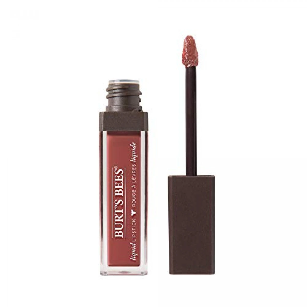 Burt's Bees 100% Natural Glossy Liquid Lipstick, Tidal Taupe, 1 Tube 3 Burt's Bees 100% Natural Glossy Liquid Lipstick, Tidal Taupe, 1 Tube