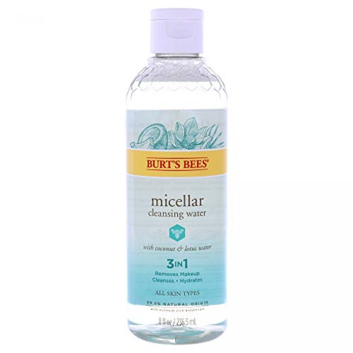 Burt's Bees Micellar Cleansing Water With Coconut & Lotus Extract, 8 Oz (Package May Vary) 3 Burt's Bees Micellar Cleansing Water With Coconut & Lotus Extract, 8 Oz (Package May Vary)