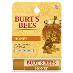 Burt's Bees 100% Natural Moisturizing Lip Balm, Honey With Beeswax - 1 Tube, 0.15 Ounce
