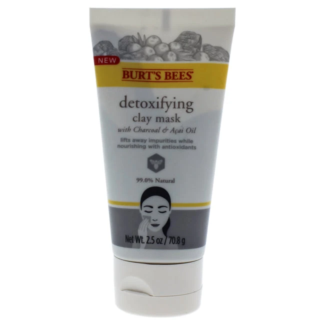 Burt's Bees Burts Bees Detoxifying Clay Mask By Burts Bees For Unisex - 2.5 Oz Mask 3 Burt's Bees Burts Bees Detoxifying Clay Mask By Burts Bees For Unisex - 2.5 Oz Mask