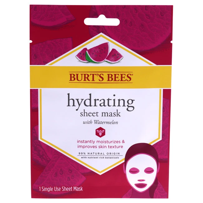 Burt's Bees Burts Bees Hydrating Sheet Mask With Watermelon By Burts Bees For Women - 1 Pc Mask 3 Burt's Bees Burts Bees Hydrating Sheet Mask With Watermelon By Burts Bees For Women - 1 Pc Mask