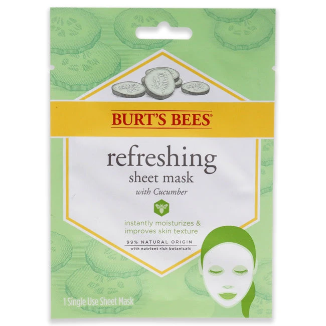 Burt's Bees Burts Bees Refreshing Sheet Mask - Cucumber By Burts Bees For Unisex - 1 Pc Mask 3 Burt's Bees Burts Bees Refreshing Sheet Mask - Cucumber By Burts Bees For Unisex - 1 Pc Mask