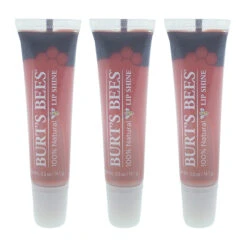 Burt's Bees Burts Bees Burts Bees Lip Shine - 013 Peachy By Burts Bees For Women - 0.5 Oz Lip Gloss - Pack Of 3
