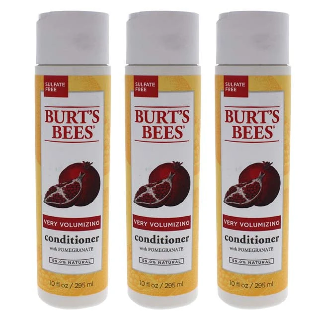 Burt's Bees Burts Bees Very Volumizing Pomegranate By Burts Bees For Unisex - 10 Oz Conditioner - Pack Of 3 3 Burt's Bees Burts Bees Very Volumizing Pomegranate By Burts Bees For Unisex - 10 Oz Conditioner - Pack Of 3