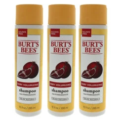 Burt's Bees Burts Bees Very Volumizing Pomegranate By Burts Bees For Unisex - 10 Oz Shampoo - Pack Of 3
