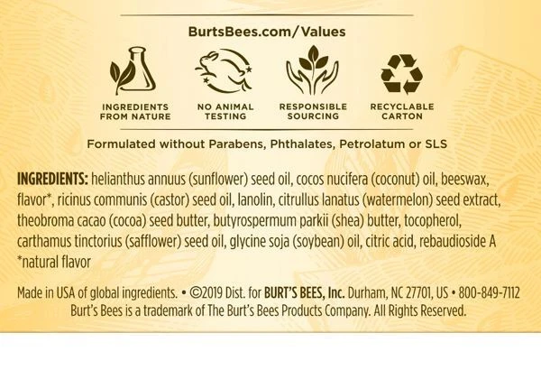 3 X Burt's Bees Watermelon Lip Balm 4.25g 3 3 X Burt's Bees Watermelon Lip Balm 4.25g - Image 2