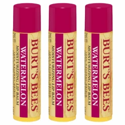 3 X Burt's Bees Watermelon Lip Balm 4.25g