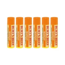 6 X Burt's Bees Mango Lip Balm 4.25g