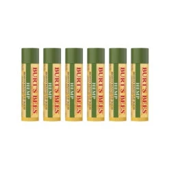 6 X Burt's Bees Hemp Lip Balm 4.25g