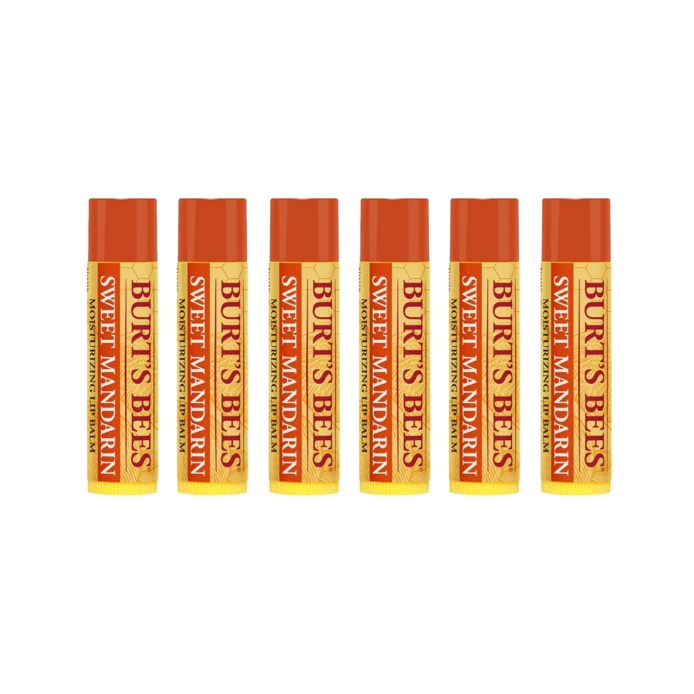 6 X Burt's Bees Sweet Mandarin Lip Balm 4.25g 3 6 X Burt's Bees Sweet Mandarin Lip Balm 4.25g