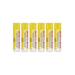 6 X Burt's Bees Advanced Relief Lemon Lip Balm 4.25g