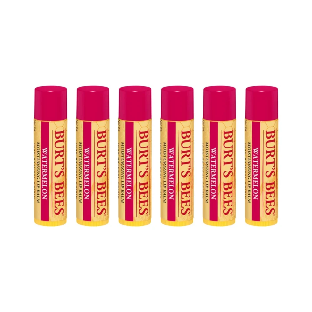 6 X Burt's Bees Watermelon Lip Balm 4.25g 3 6 X Burt's Bees Watermelon Lip Balm 4.25g
