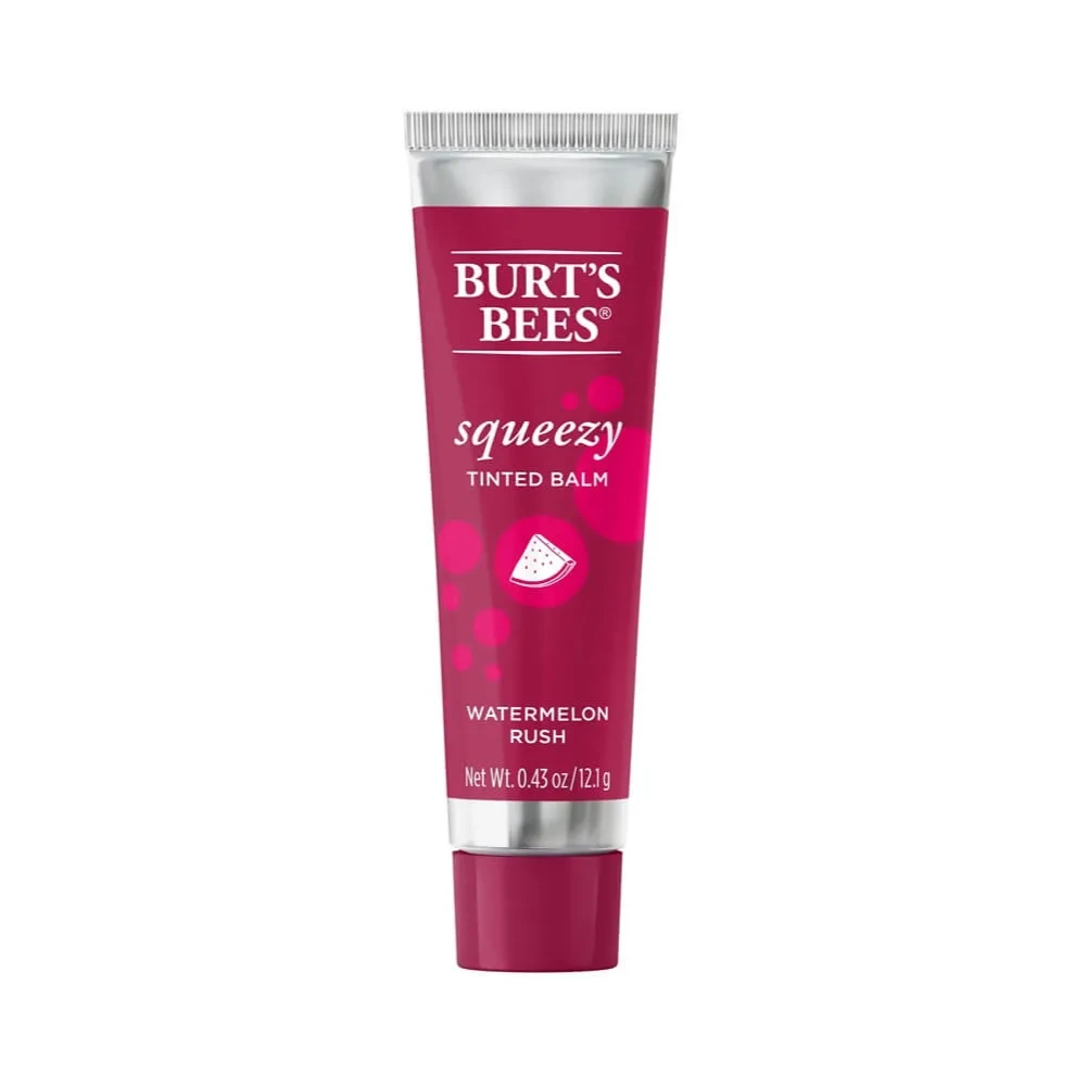 Burt's Bees Squeezy Tinted Lip Balm 12.1g - Watermelon Rush 3 Burt's Bees Squeezy Tinted Lip Balm 12.1g - Watermelon Rush