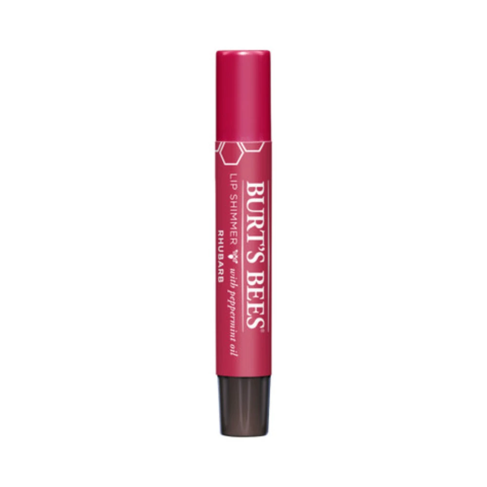 Burt's Bees Lip Shimmer 2.6g - Rhubarb 4 Burt's Bees Lip Shimmer 2.6g - Rhubarb - Image 2