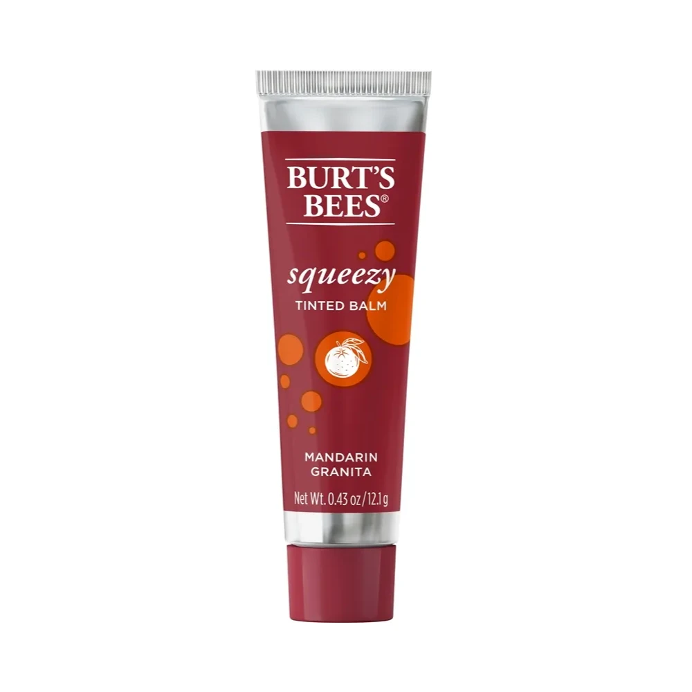 3 X Burt's Bees Squeezy Tinted Lip Balm 12.1g - Mandarin Granita 4 3 X Burt's Bees Squeezy Tinted Lip Balm 12.1g - Mandarin Granita - Image 2