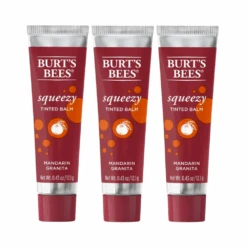 Burt's Bees 36 3 X Burt's Bees Squeezy Tinted Lip Balm 12.1g - Mandarin Granita
