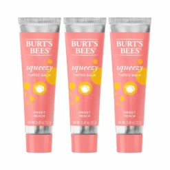 Burt's Bees 38 3 X Burt's Bees Squeezy Tinted Lip Balm 12.1g - Sweet Peach