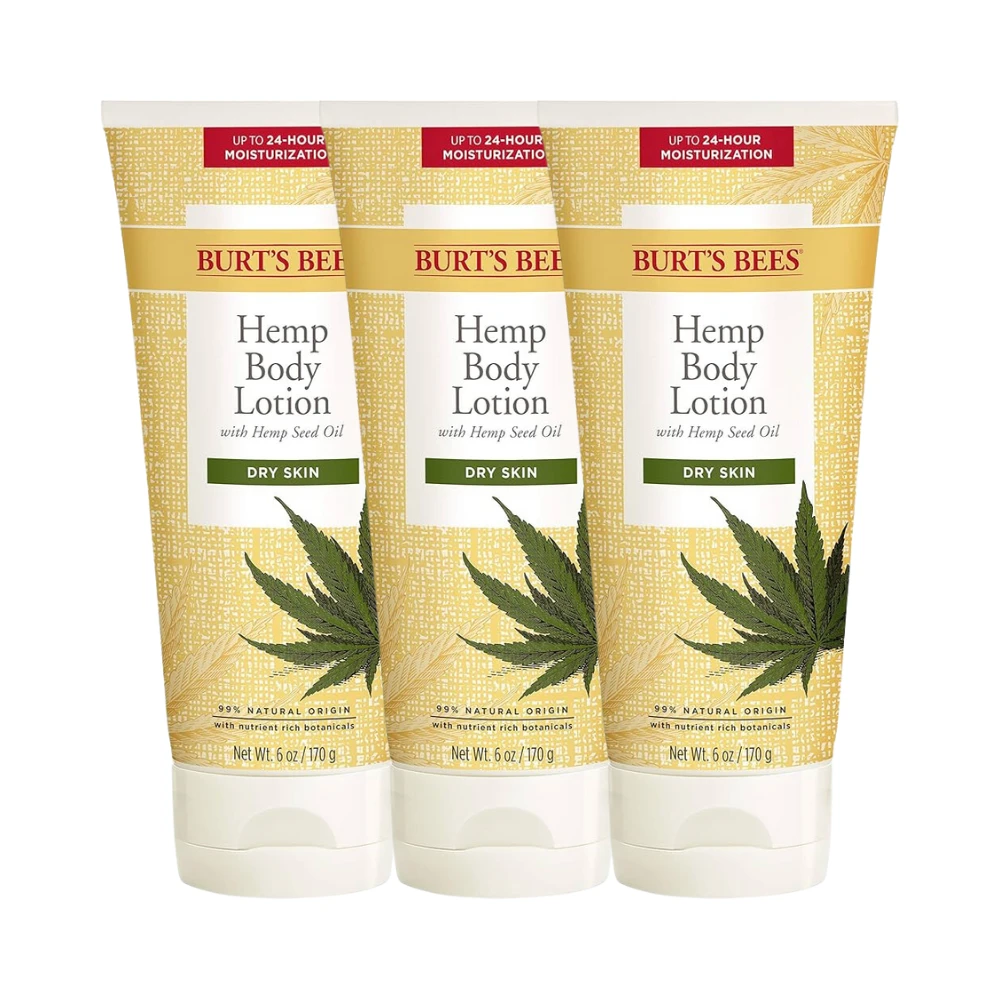 3 X Burt's Bees Hemp Body Lotion 170g 3 3 X Burt's Bees Hemp Body Lotion 170g