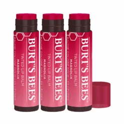 3 X Burt's Bees Tinted Lip Balm 4.25g - Magnolia