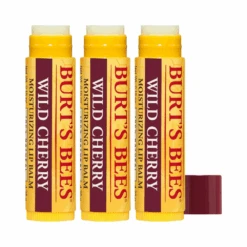 3 X Burt's Bees Wild Cherry Lip Balm 4.25g