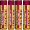 Burt's Bees 100% Natural Moisturizing Lip Balm, Pomegranate With Beeswax And Fruit Extracts, 0.15 Ounce, 4 Tubes