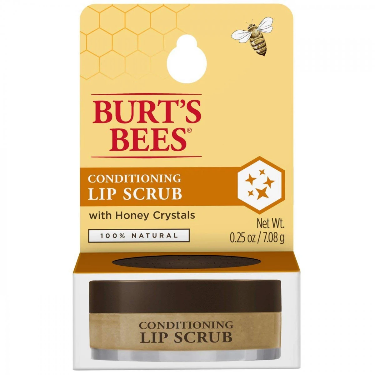 Burt's Bees 100% Natural Conditioning Lip Scrub With Exfoliating Honey Crystals - 0.25 Ounce 3 Burt's Bees 100% Natural Conditioning Lip Scrub With Exfoliating Honey Crystals - 0.25 Ounce