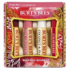 Burt's Bees Beeswax Bounty Assorted Fruit Lip Balm Holiday Gift Set