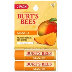Burt's Bees Moisturizing Lip Balms 2 Pack - Mango 2/0.15 Ounce (4.25 G) Balm