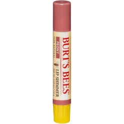 Burt's Bees Burt's Bee's Lip Shimmer, Peony - 0.09 Ounces Each (Value Pack Of 4)