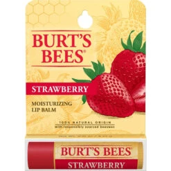 Burt's Bees Moisturizing Lip Balm, Strawberry, 0.15 Ounce