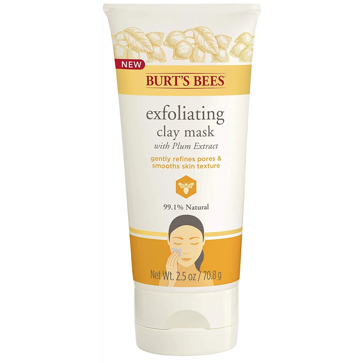 Burt's Bees Exfoliating Clay Mask For Unisex, 2.5 Ounce 3 Burt's Bees Exfoliating Clay Mask For Unisex, 2.5 Ounce